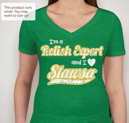 T-Shirt - Women's "Relish Expert" Kelly Green Vintage Tee